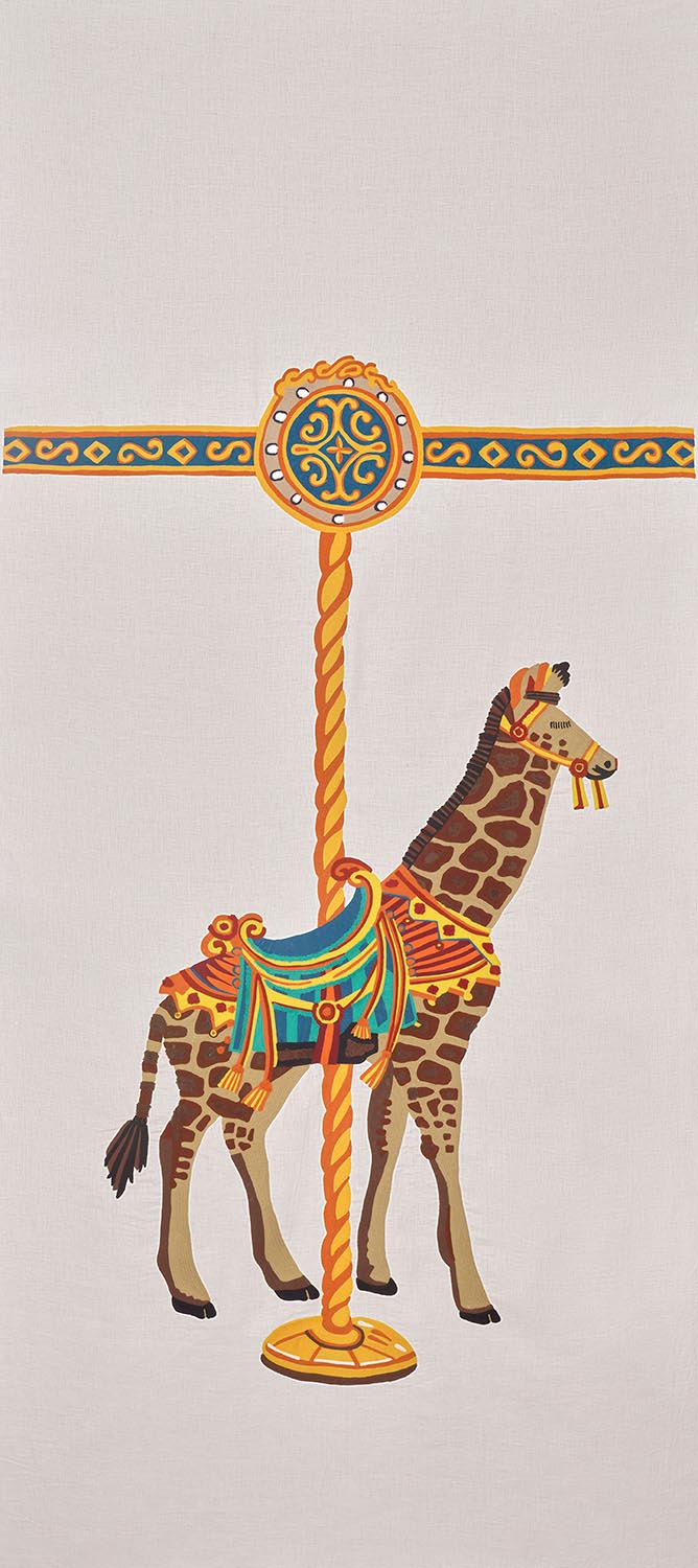 La girafe du carrousel  - Laize: 142 cm / 55,90 inch