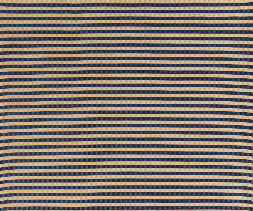 Ticking check chenille  - Laize: 134 cm / 52,75 inch