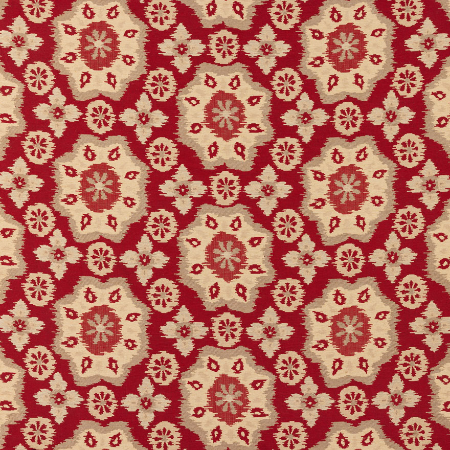Floral tile  - Laize: 134 cm / 52,75 inch