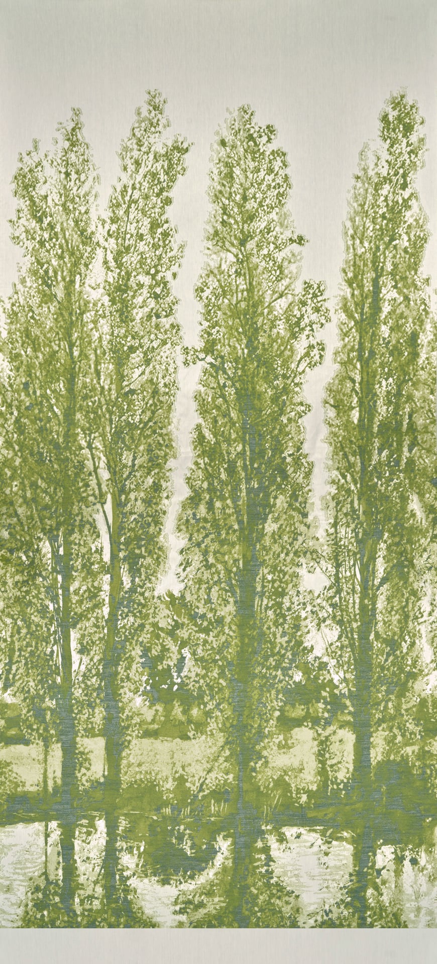 Les peupliers argentes  - Laize: 145 cm / 57,08 inch