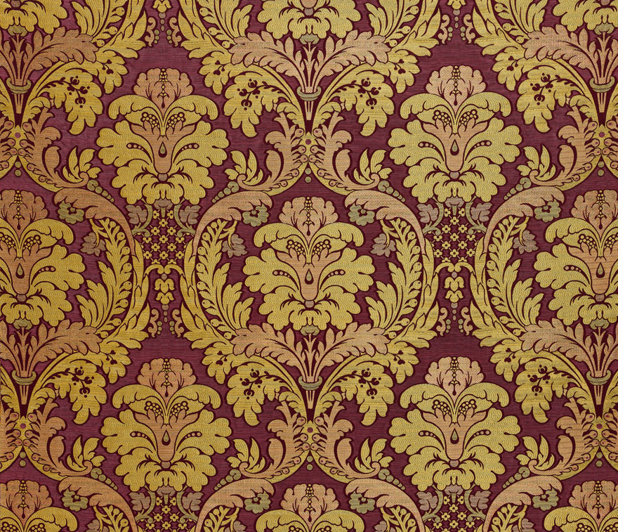 Brockford damask  - Laize: 133 cm / 52,36 inch