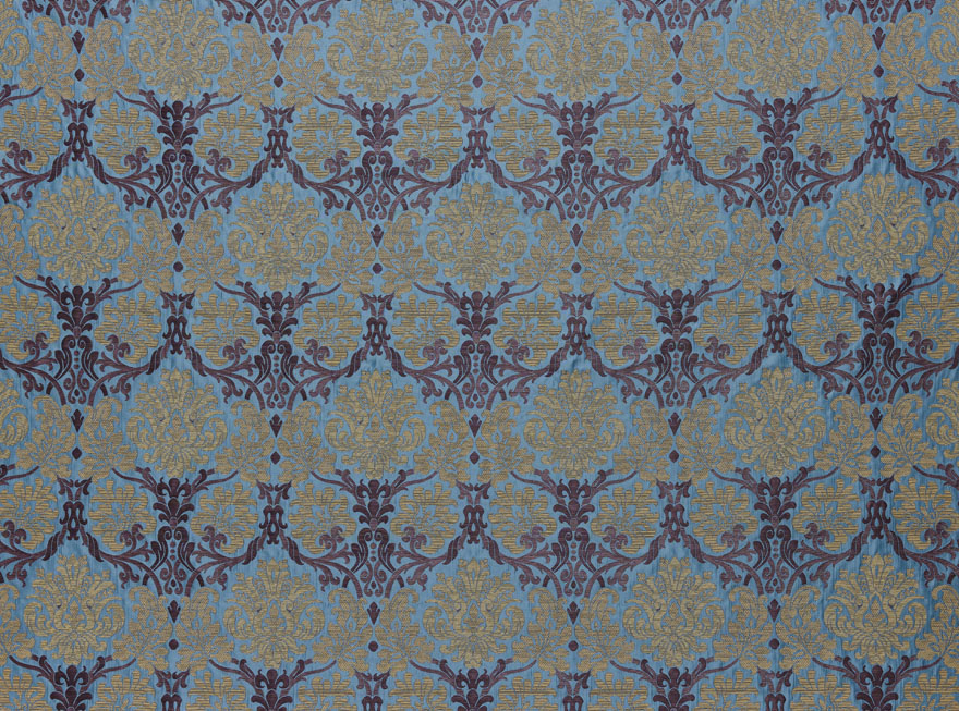 Leaf scroll damask  - Laize: 143 cm / 56,29 inch
