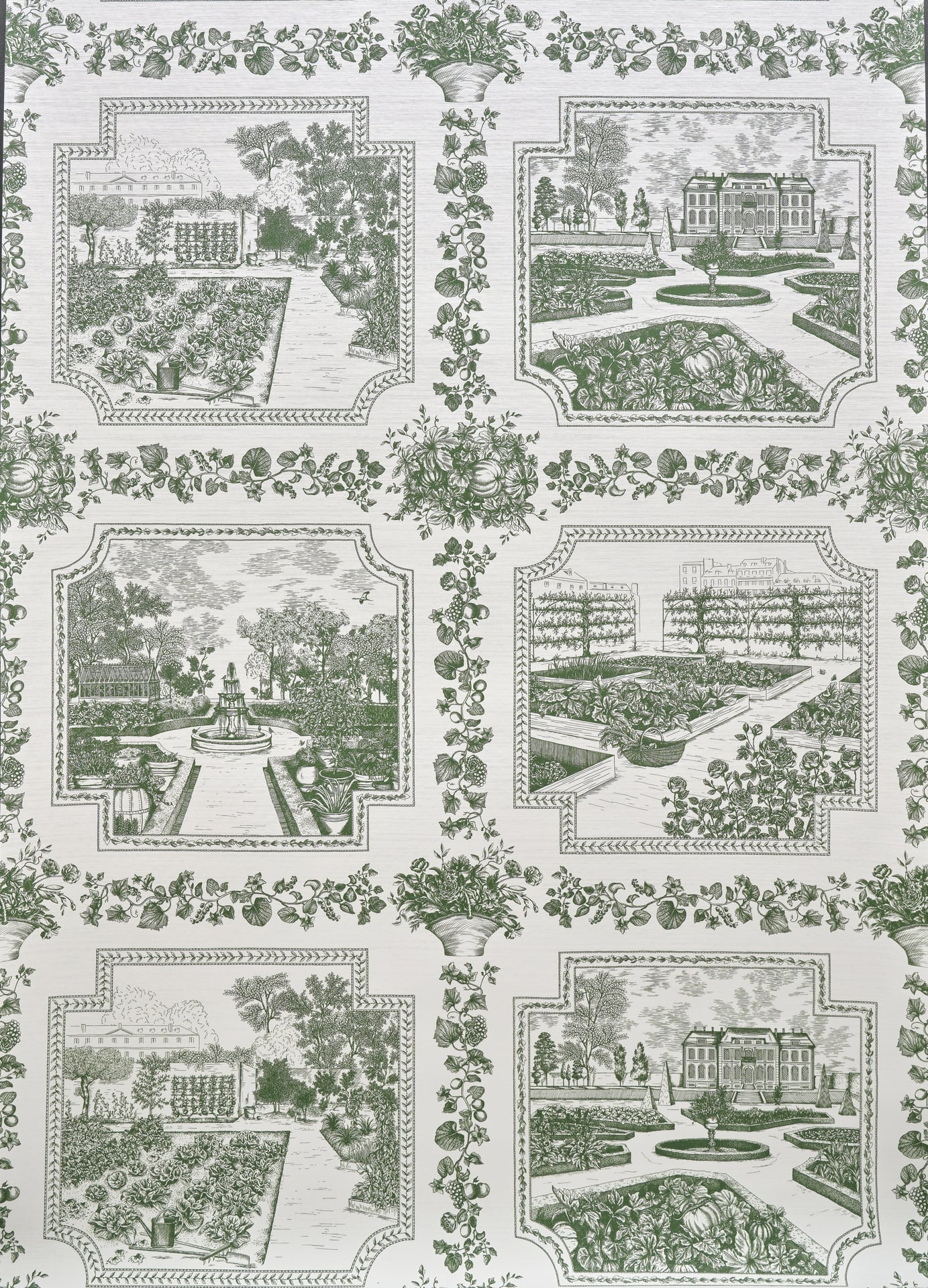 Les quatre potagers  - Laize: 130 cm / 51,18 inch