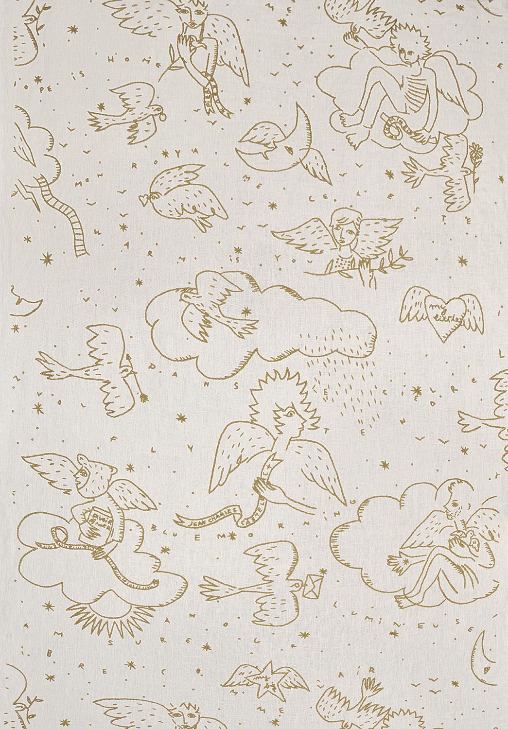Le monde parall'aile  - Laize: 139 cm / 54,72 inch