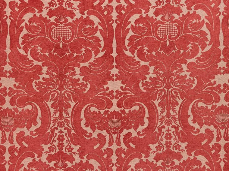 Tissus Large french damask chenille-Coral-T0701001 Pierre Frey