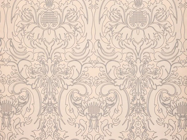 Tissus Embroidered french damask-Corsican-T0718004 Pierre Frey