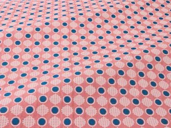Chenille dot cotton