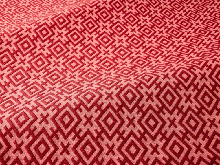 Fabrics Luna diamond-Wild rose-T0788002 Pierre Frey