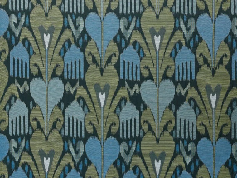 Tissus Heart design-Seablue-T0733001 Pierre Frey