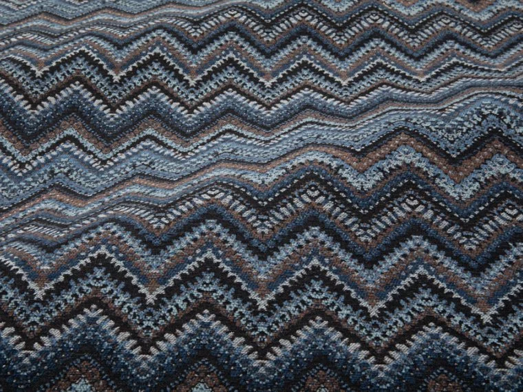Tissus Zig zag texture-Navy-T0780003 Pierre Frey