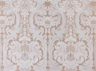 Large french damask silk
