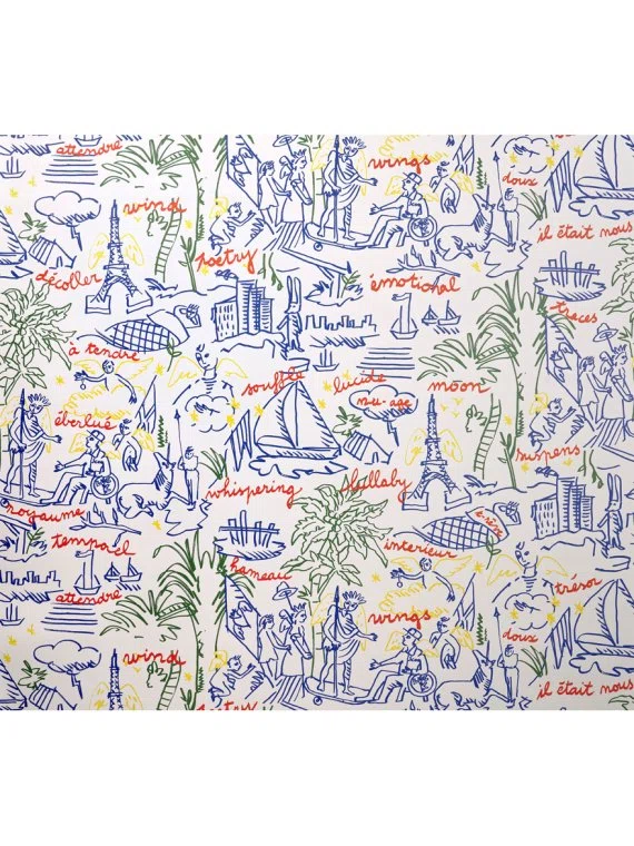 Wallpapers Le voyage eternel-MULTICOLORE-FP202001 Pierre Frey
