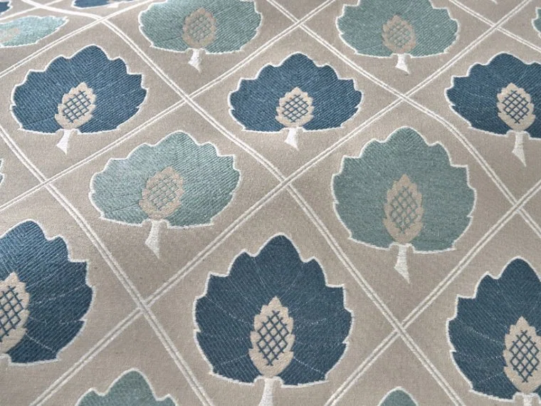 Tissus Large pineapple leaf-CYAN-T0754004 Pierre Frey