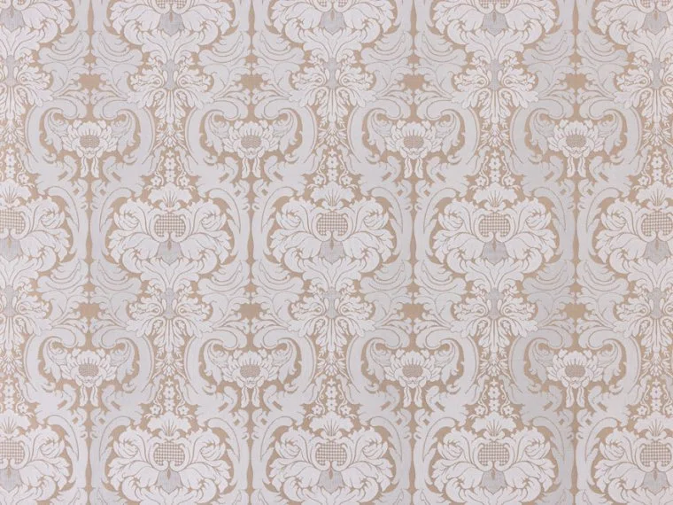 Tissus French damask silk-Oyster black-T0698001 Pierre Frey
