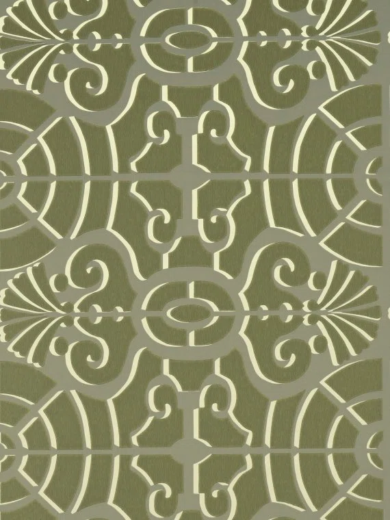 Papiers peints L'allee du roi-EPINARD-FP272003 Pierre Frey