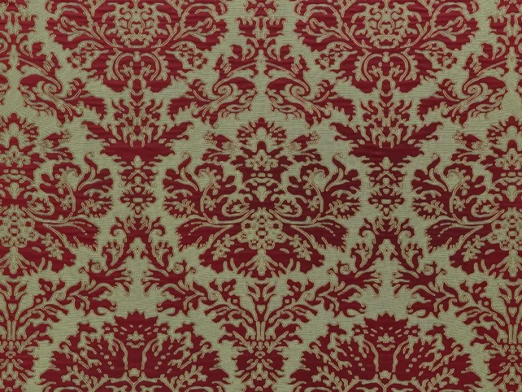 Tissus Outline damask-Kenya red-T0709001 Pierre Frey