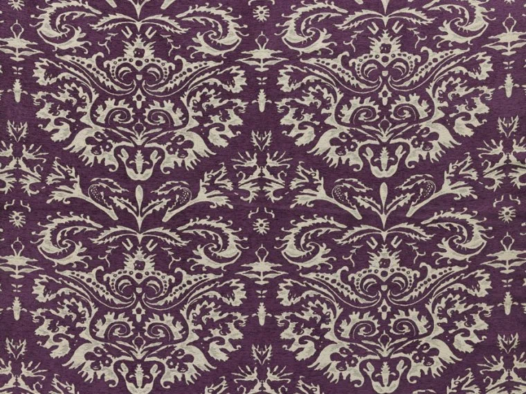 Tissus Alison-Aubergine-T0714003 Pierre Frey