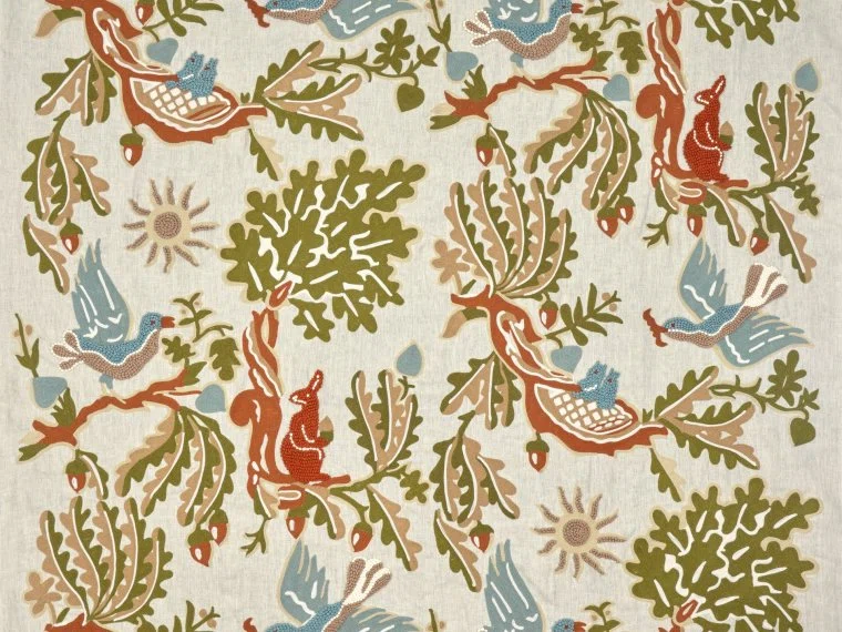 Fabrics Les oisillons-PRINTEMPS-F4114001 Pierre Frey