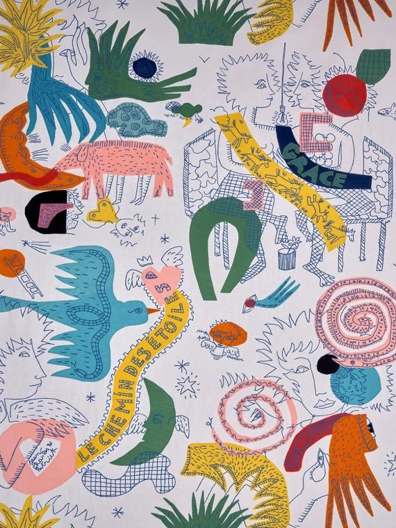 Fabrics Le chemin des étoiles-MULTICOLORE-F4026001 Pierre Frey