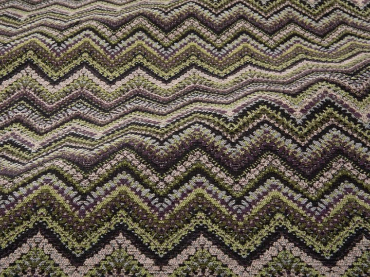 Tissus Zig zag texture-Aubergine-T0780002 Pierre Frey