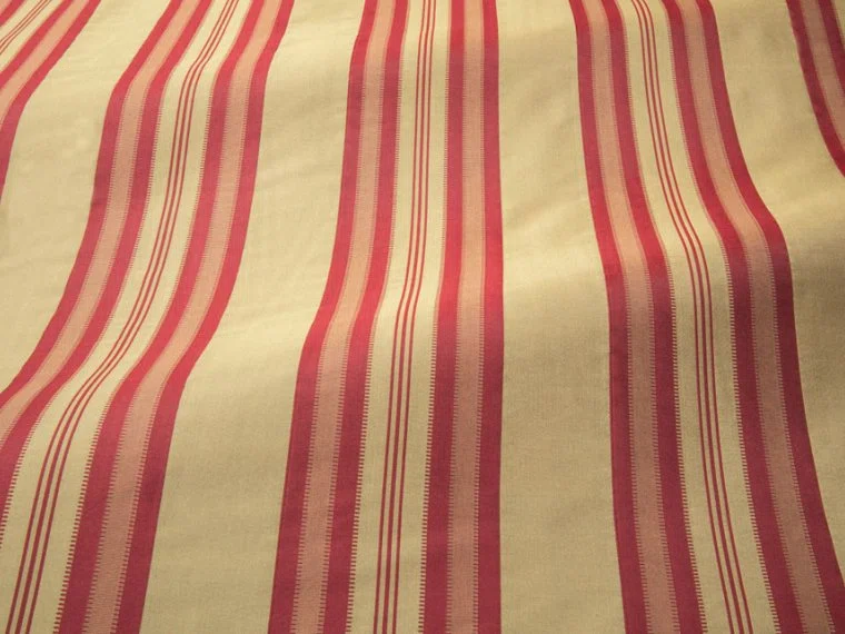 Fabrics Jigsaw stripe-Terracotta-T0775004 Pierre Frey
