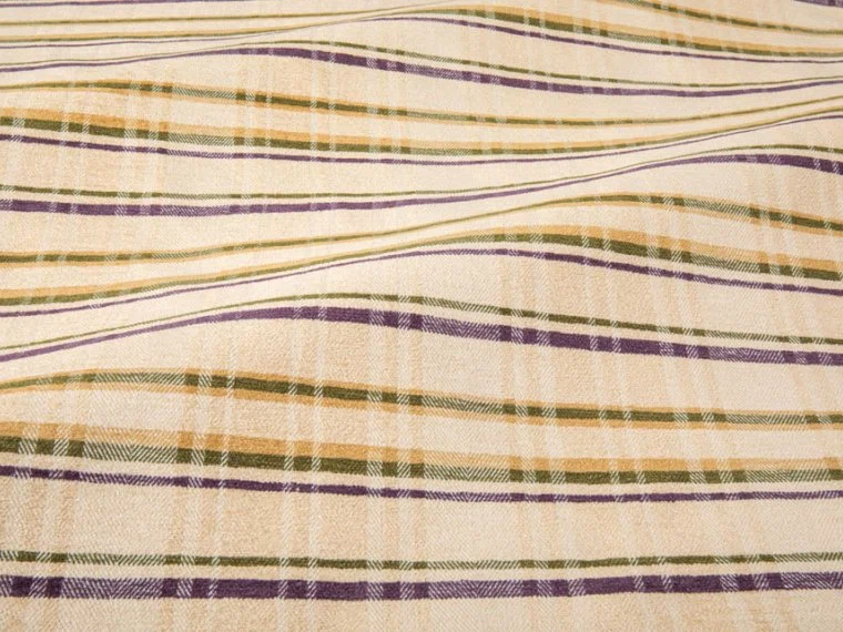 Tissus Perth check-Aubergine-T0803003 Pierre Frey