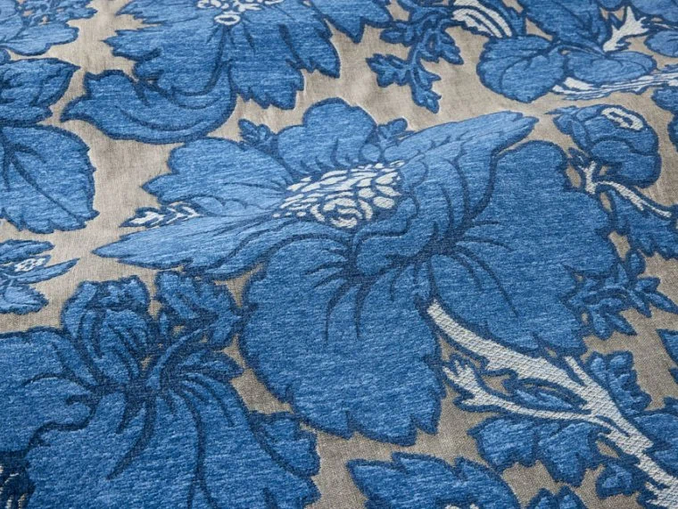 Tissus Uppark chenille-Royal-T0712002 Pierre Frey