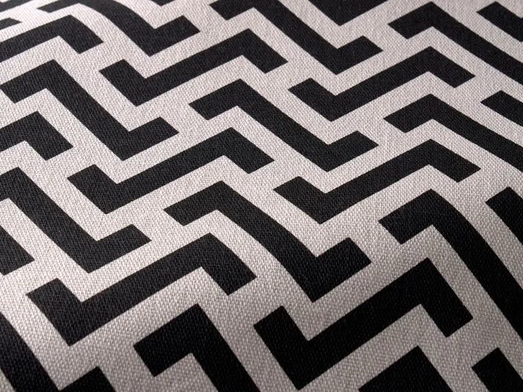 Tissus Block zigzag thorp-Black-T0004003 Pierre Frey