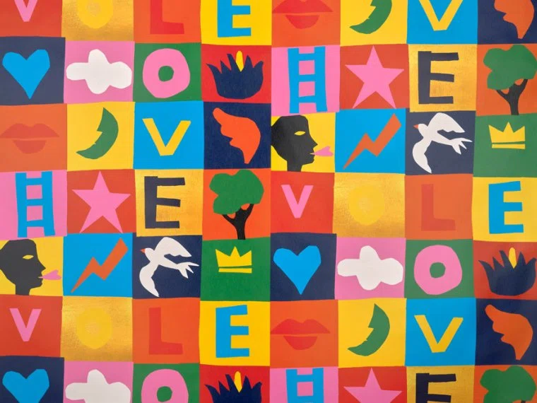 Wallpapers Game of love-MULTICOLORE-FP204001 Pierre Frey