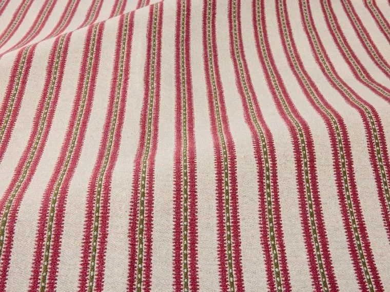 Fabrics Tribal stripe-Deep red-T0776003 Pierre Frey
