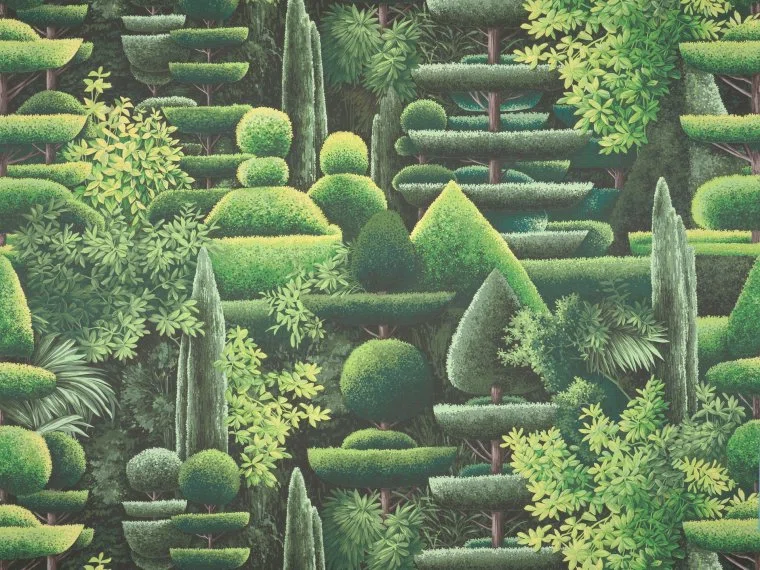 Wallpapers Les topiaires-JARDIN-FP274002 Pierre Frey