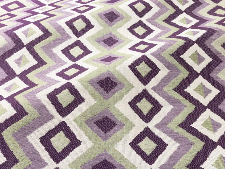 Fabrics Zambian stripe cotton-Grape-T0786001 Pierre Frey