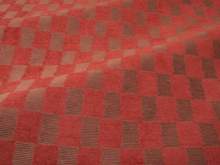 Tissus Ecat block chenille-Coral-T0806001 Pierre Frey