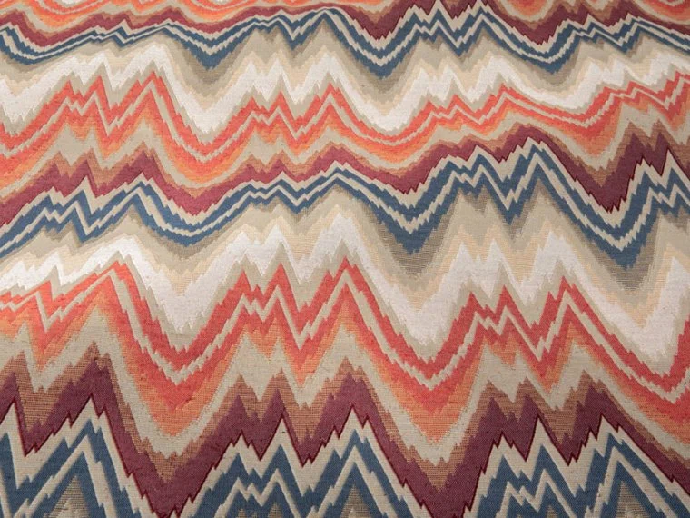 Tissus Flamestitch-Sienna-T0781003 Pierre Frey