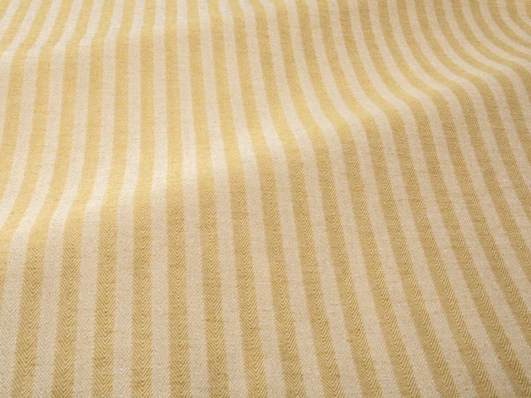Tissus Rustic ticking-Old gold-T0766004 Pierre Frey