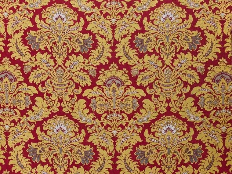 Tissus Milano damask-Cardinal-T0720001 Pierre Frey